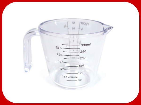 계량 손잡이 염색 컵 300ml